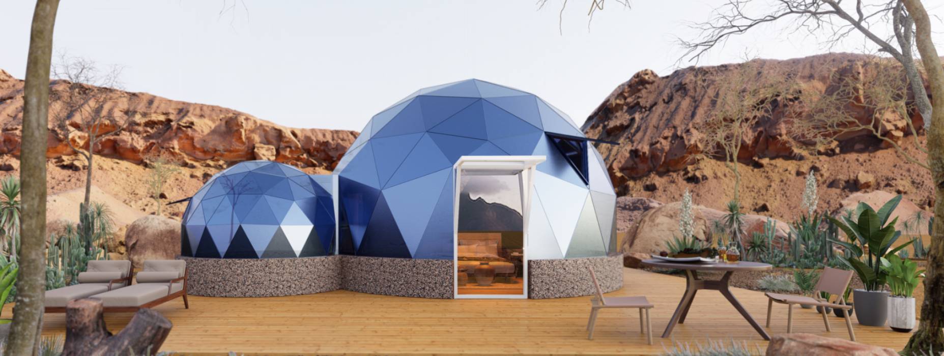 绥德县球形智能光伏玻璃星空房